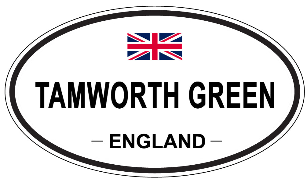 TAMWORTH GREEN, England - Oval Magnet