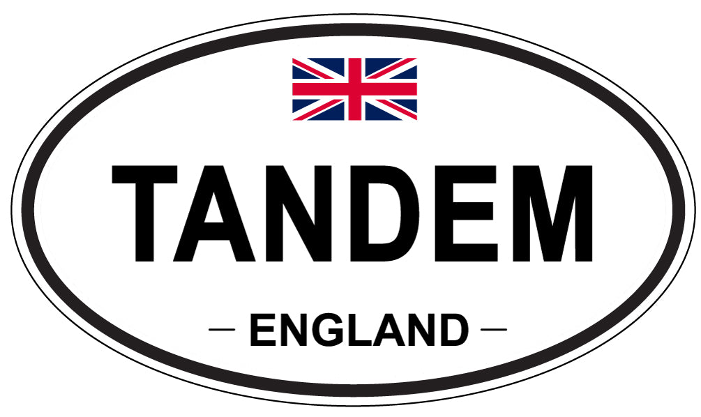 TANDEM, England - Oval Magnet