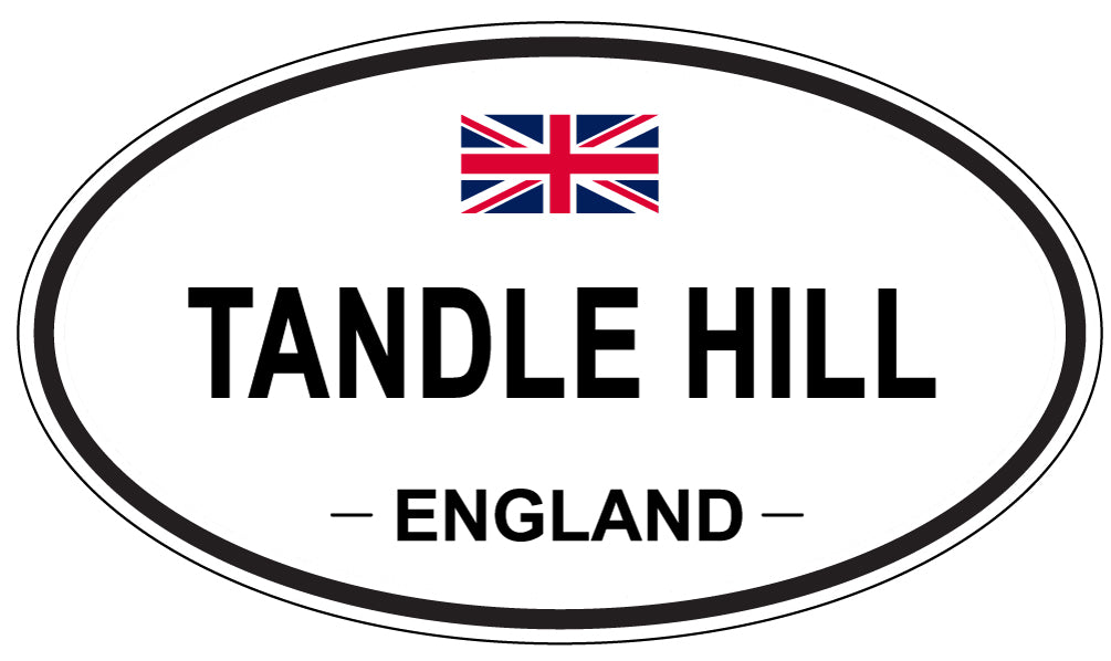TANDLE HILL, England - Oval Magnet