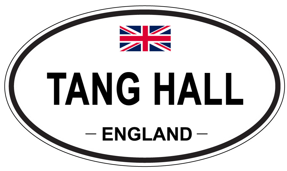 TANG HALL, ENGLAND - Oval Sticker