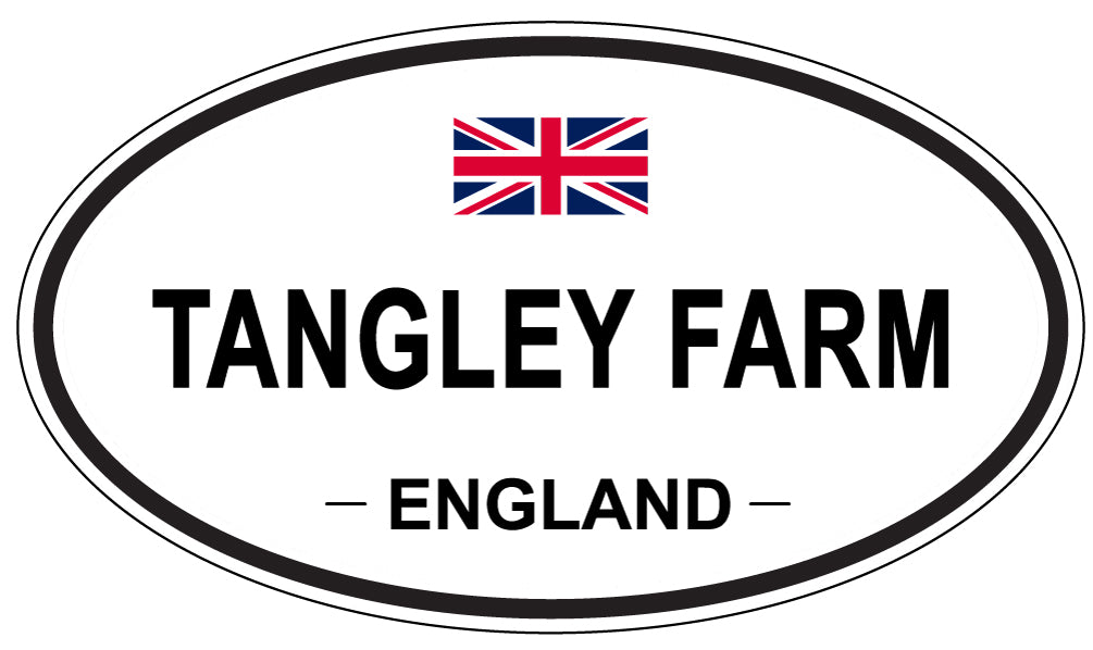 TANGLEY FARM, England - Oval Magnet