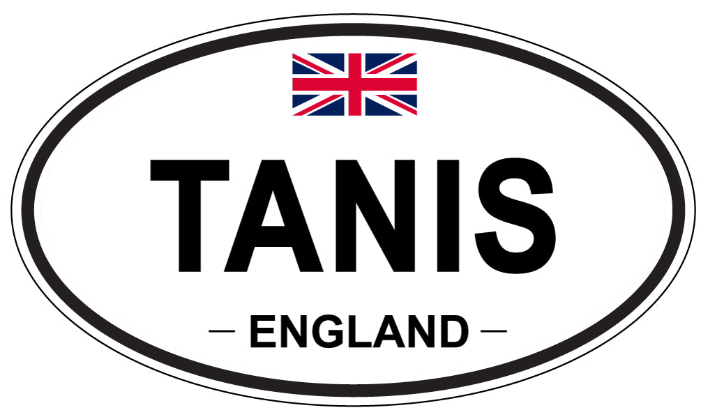 TANIS, England - Oval Magnet