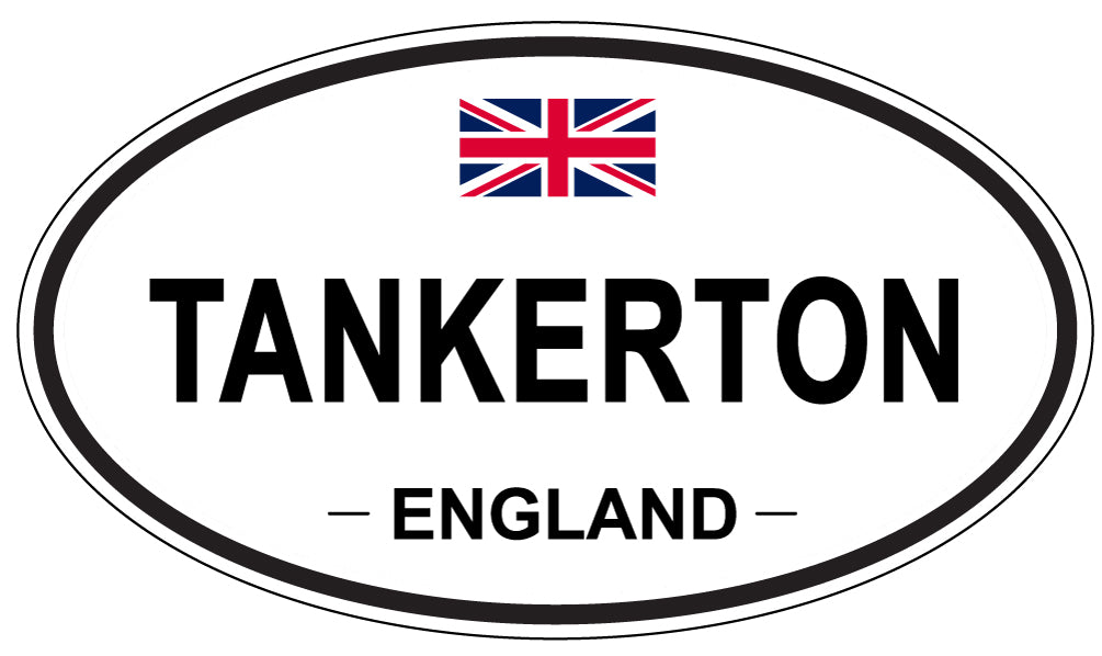 TANKERTON, England - Oval Magnet