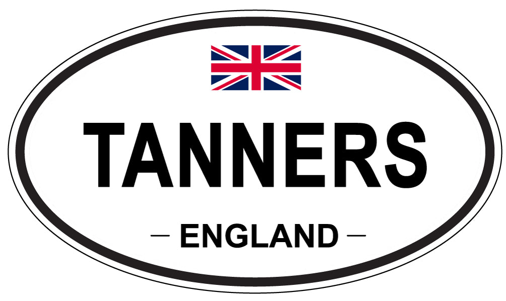 TANNERS, England - Oval Magnet