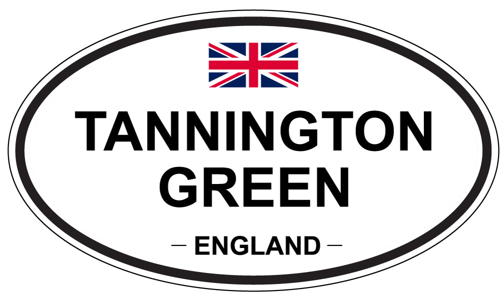 TANNINGTON GREEN, England - Oval Magnet