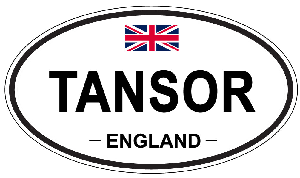 TANSOR, England - Oval Magnet