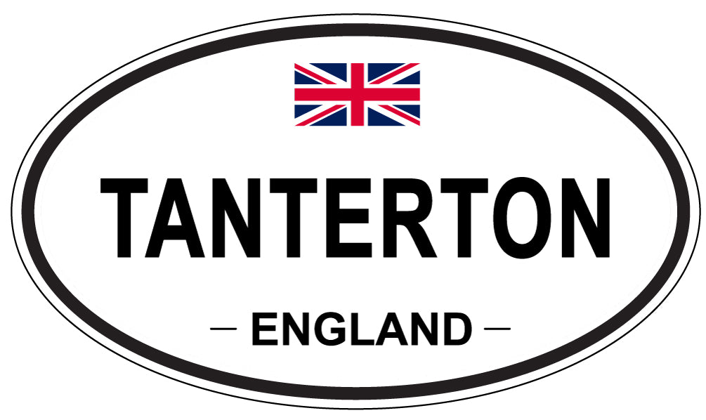 TANTERTON, England - Oval Magnet