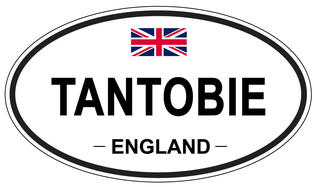 TANTOBIE, England - Oval Magnet