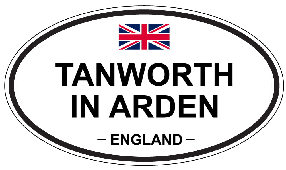 TANWORTH IN ARDEN, England - Oval Magnet