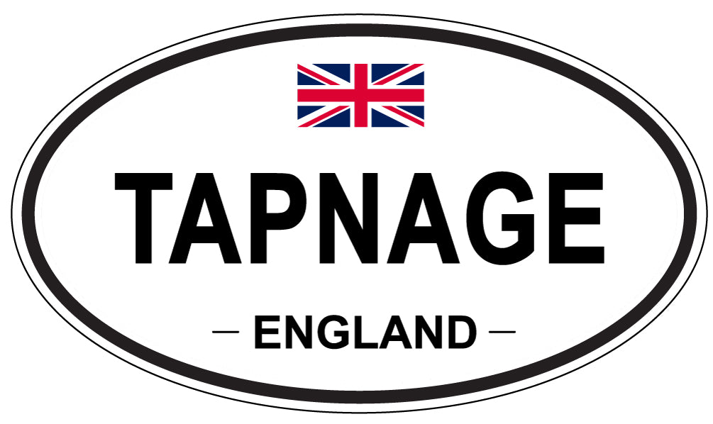 TAPNAGE, England - Oval Magnet