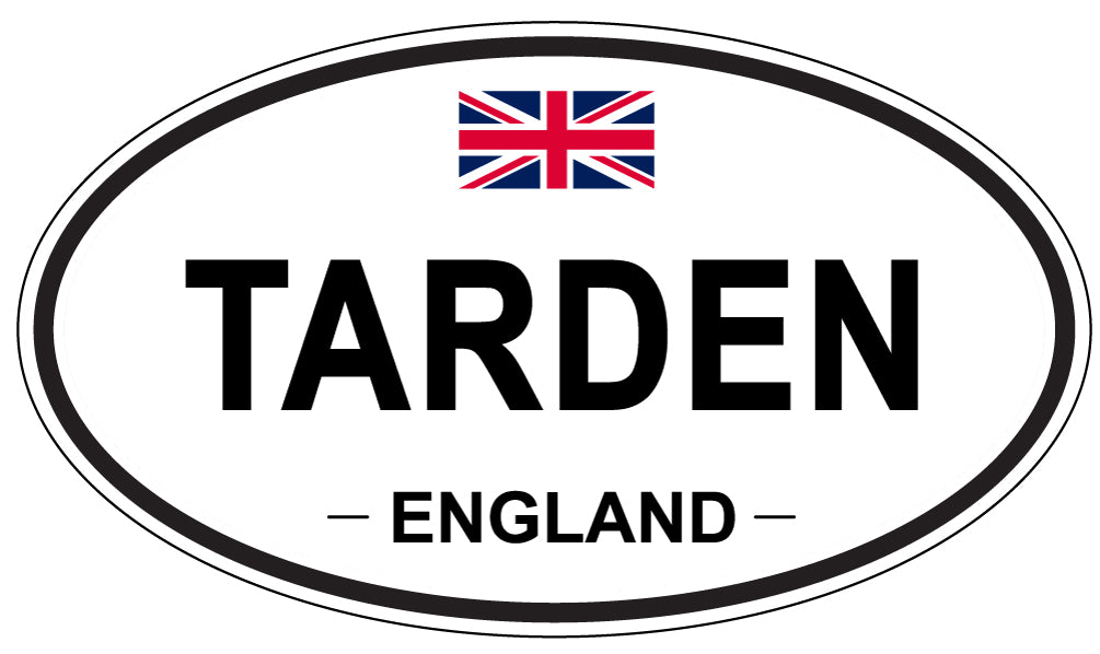 TARDEN, England - Oval Magnet