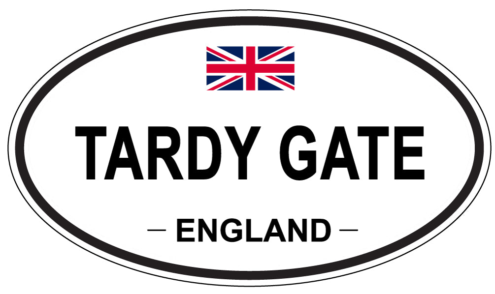 TARDY GATE, England - Oval Magnet