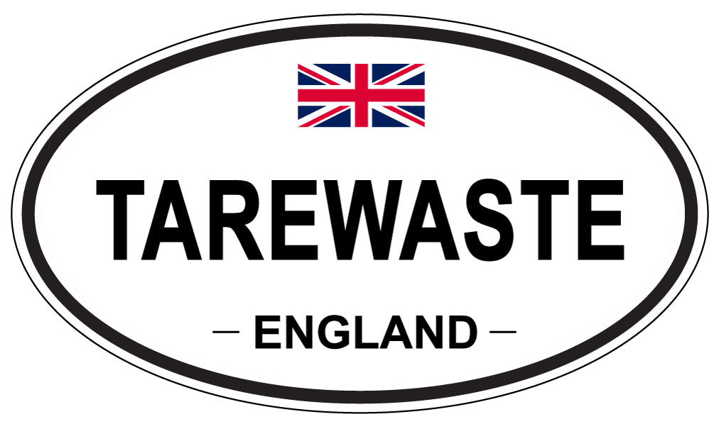 TAREWASTE, England - Oval Magnet