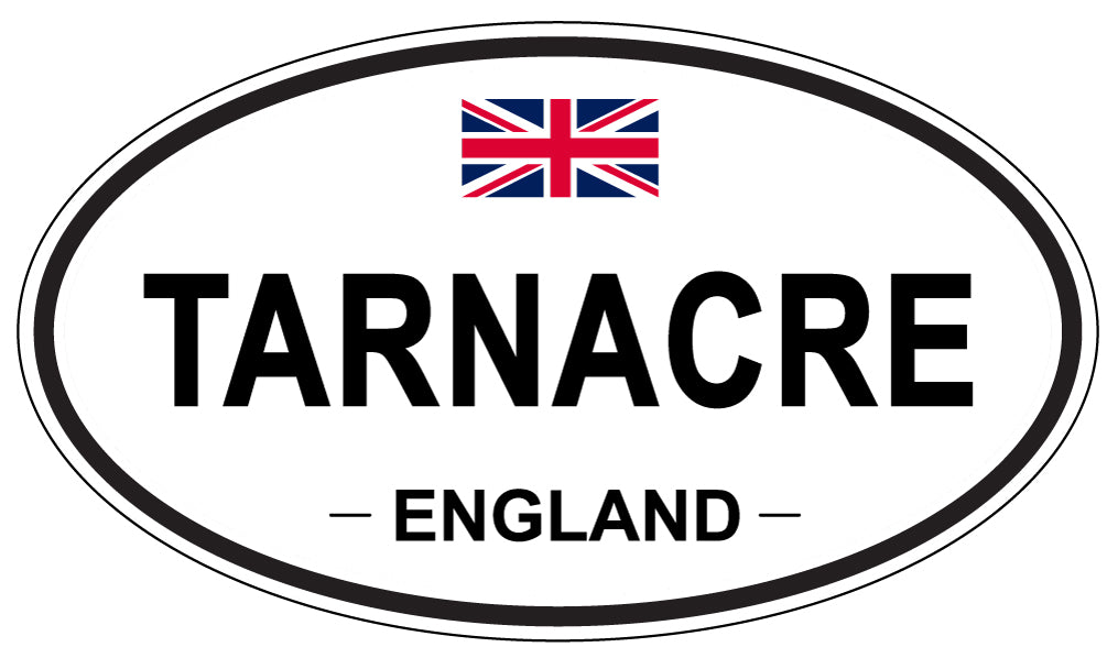 TARNACRE, England - Oval Magnet