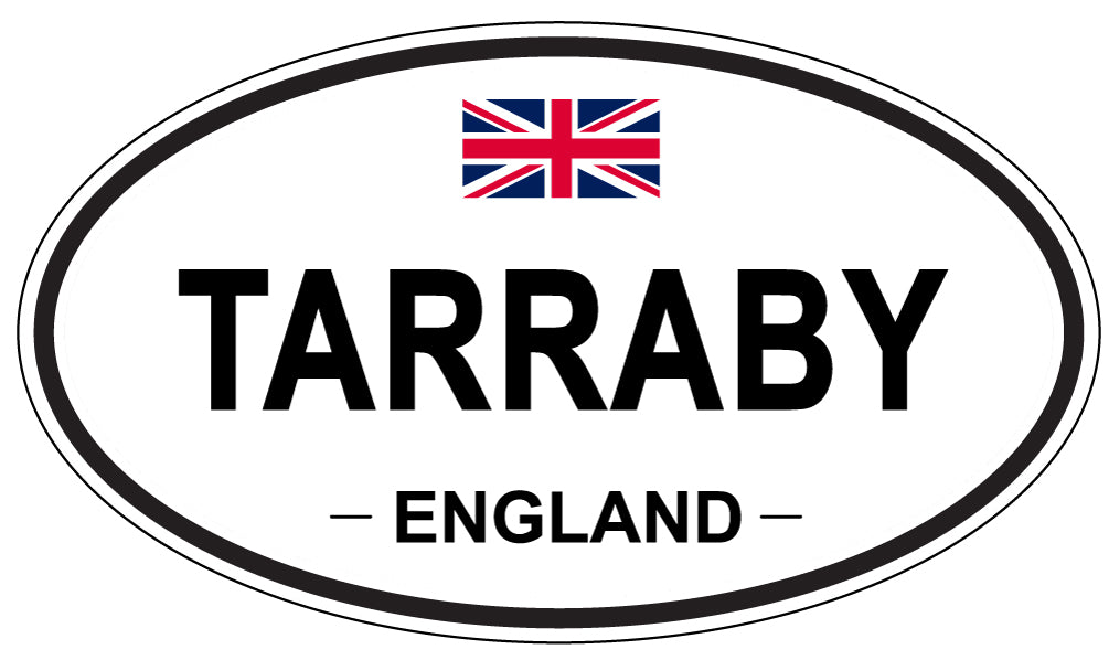 TARRABY, England - Oval Magnet