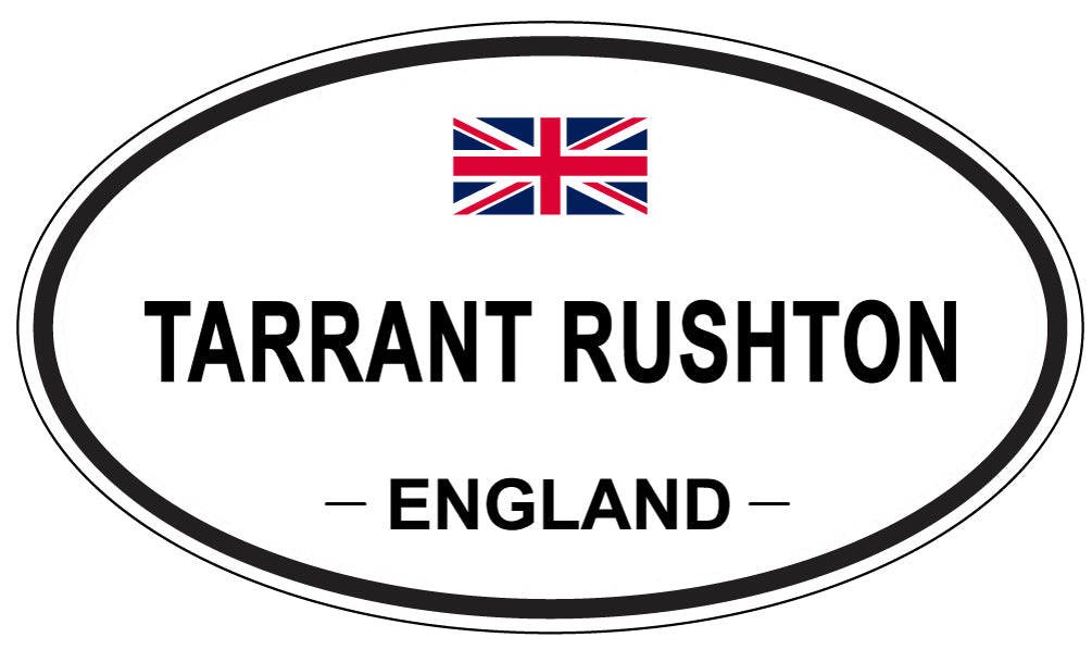 TARRANT RUSHTON, ENGLAND - Oval Sticker