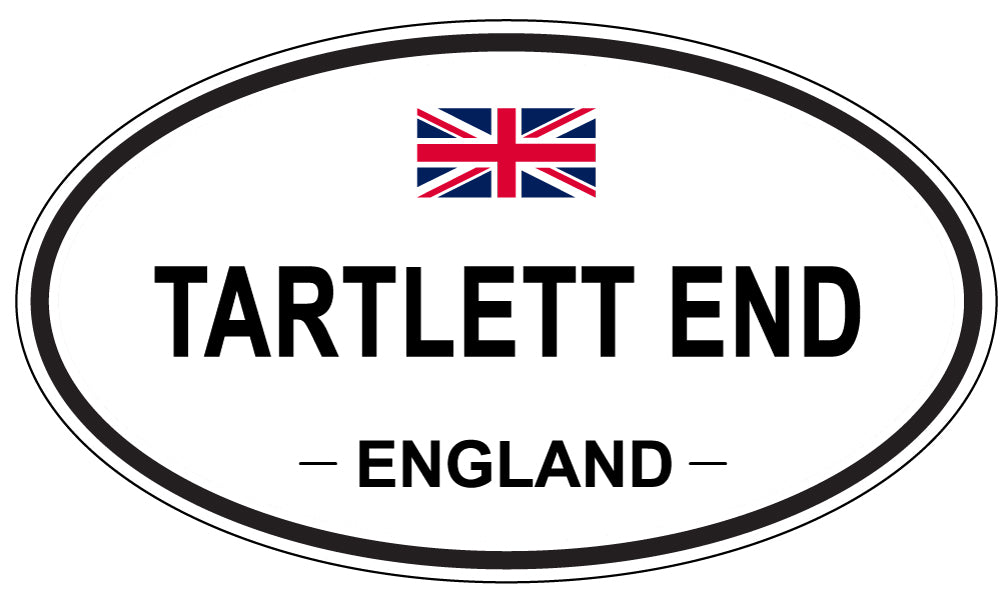 TARTLETT END, England - Oval Magnet