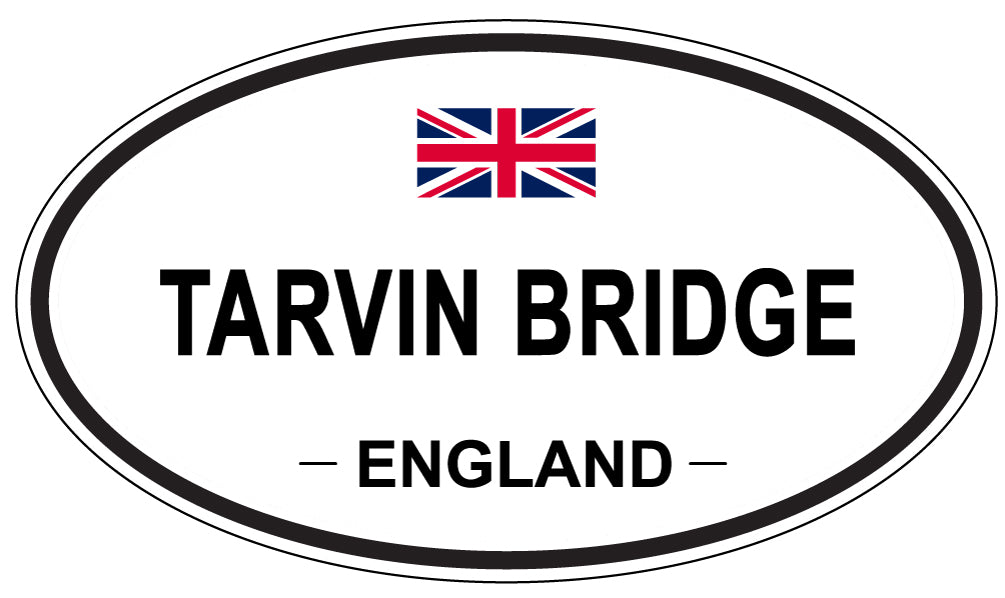 TARVIN BRIDGE, England - Oval Magnet