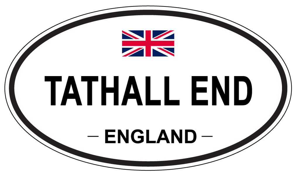 TATHALL END, England - Oval Magnet