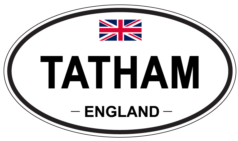 TATHAM, England - Oval Magnet