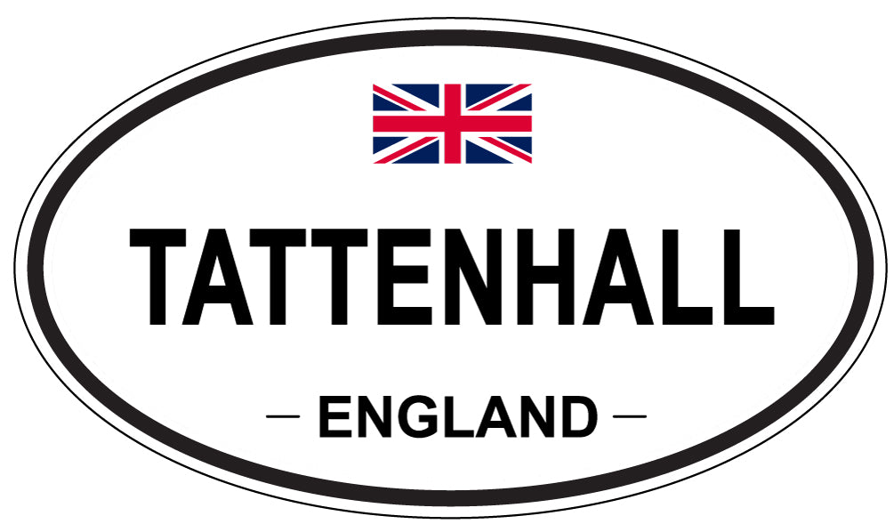 TATTENHALL, ENGLAND - Oval Sticker