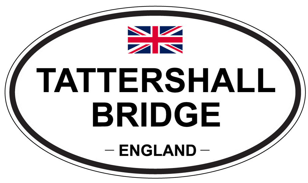TATTERSHALL BRIDGE, England - Oval Magnet