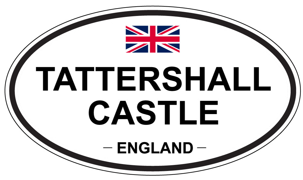 TATTERSHALL CASTLE, England - Oval Magnet