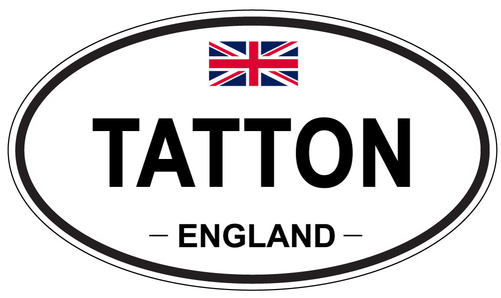 TATTON, England - Oval Magnet
