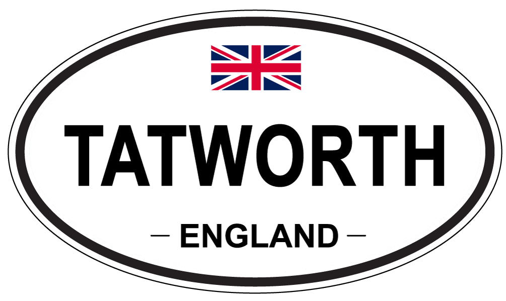 TATWORTH, England - Oval Magnet