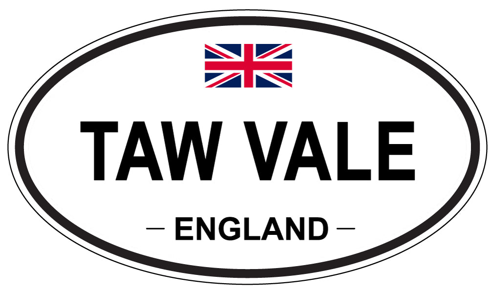 TAW VALE, ENGLAND - Oval Sticker