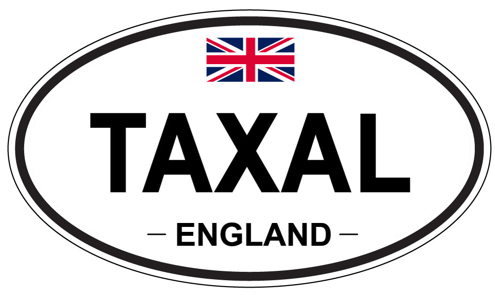 TAXAL, England - Oval Magnet