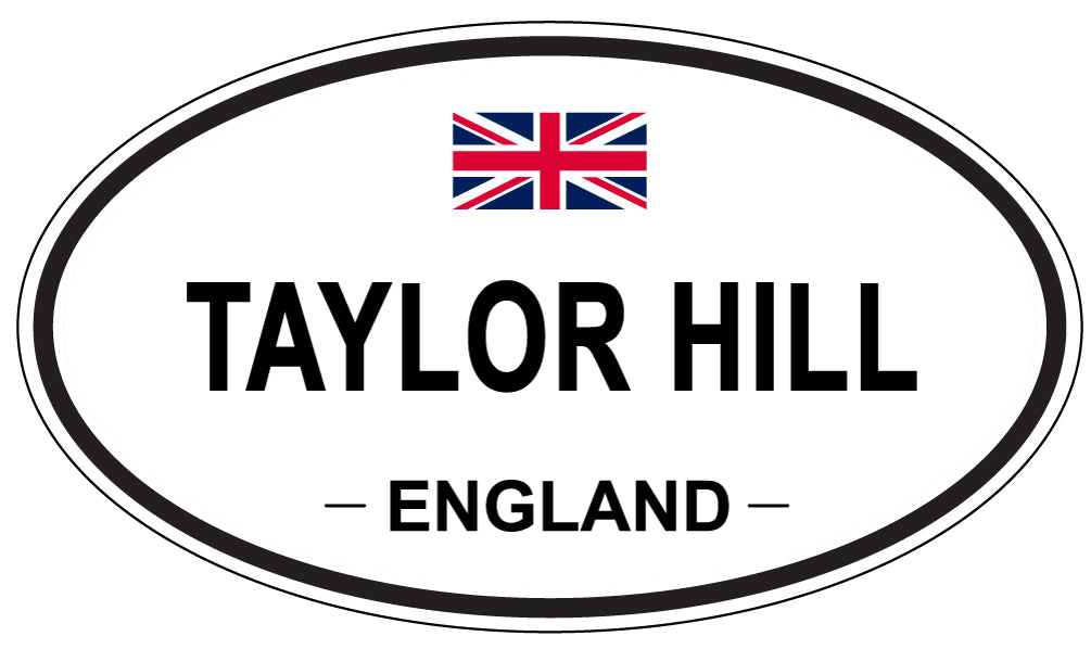 TAYLOR HILL, England - Oval Magnet
