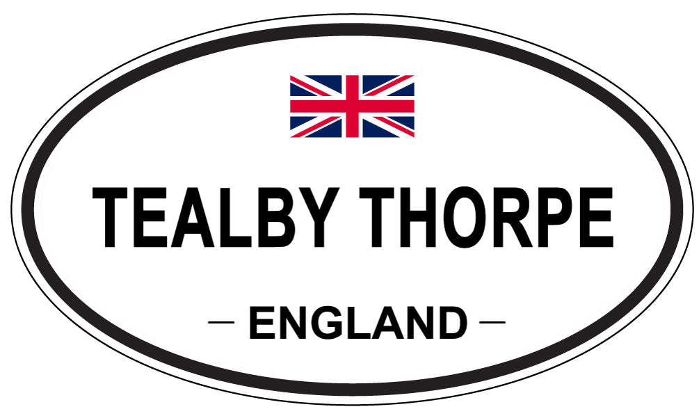 TEALBY THORPE, England - Oval Magnet