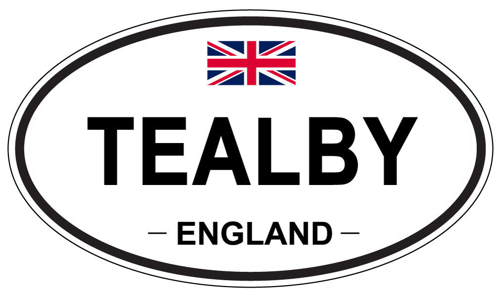 TEALBY, England - Oval Magnet