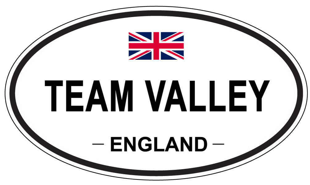 TEAM VALLEY, England - Oval Magnet