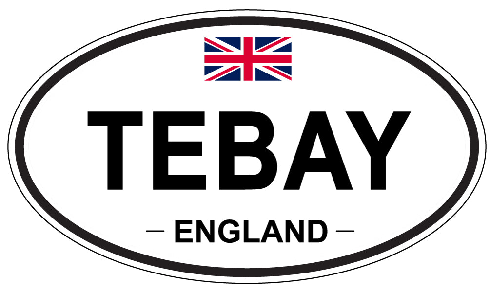 TEBAY, England - Oval Magnet