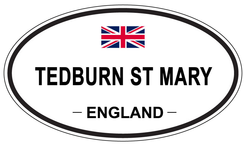 TEDBURN ST MARY, England - Oval Magnet