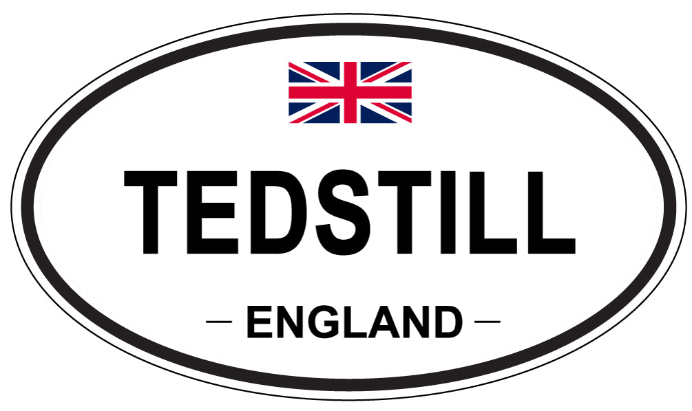 TEDSTILL, England - Oval Magnet