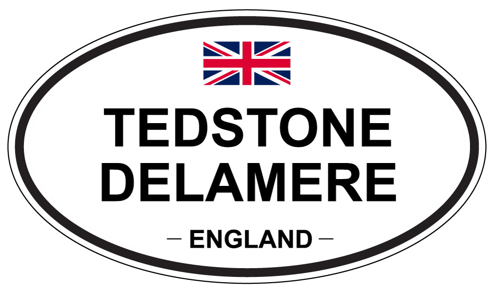 TEDSTONE DELAMERE, England - Oval Magnet