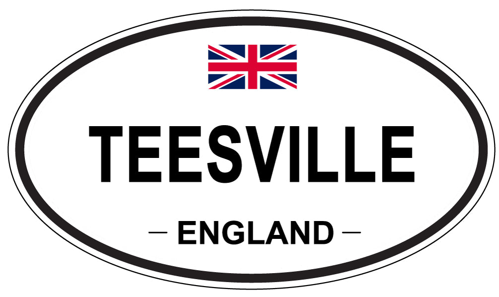 TEESVILLE, England - Oval Magnet