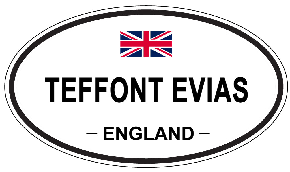 TEFFONT EVIAS, England - Oval Magnet