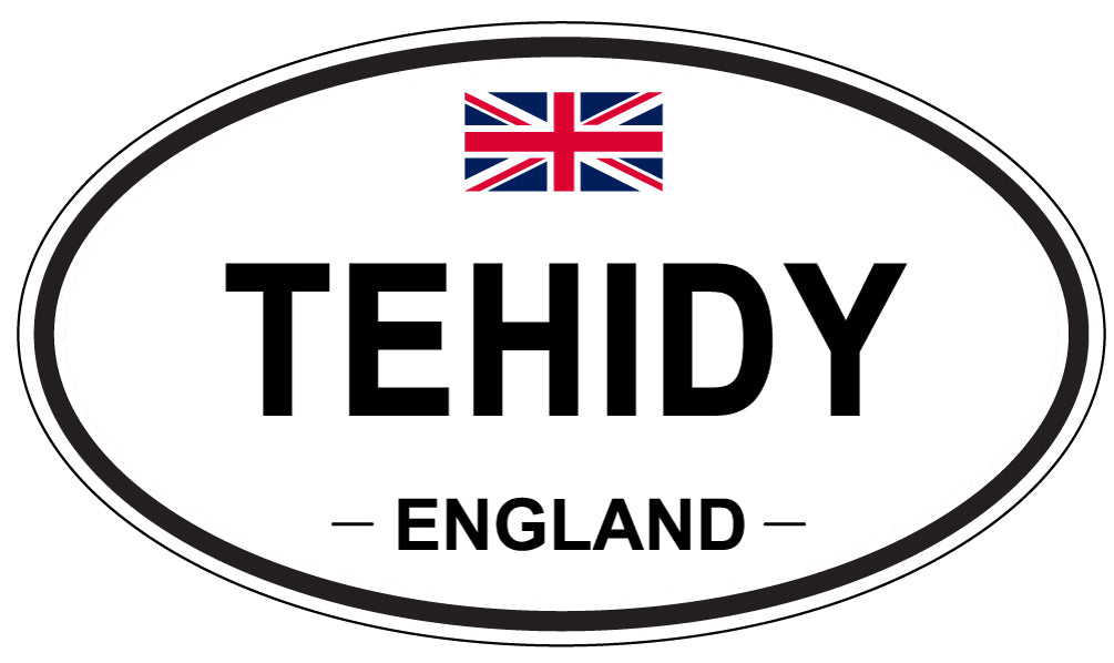 TEHIDY, England - Oval Magnet