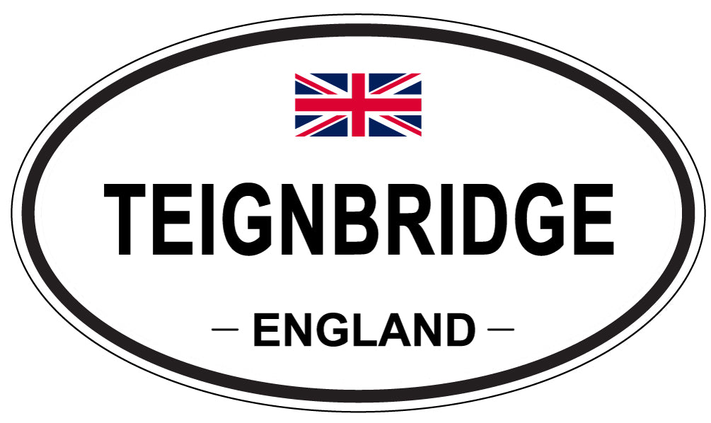 TEIGNBRIDGE, England - Oval Magnet