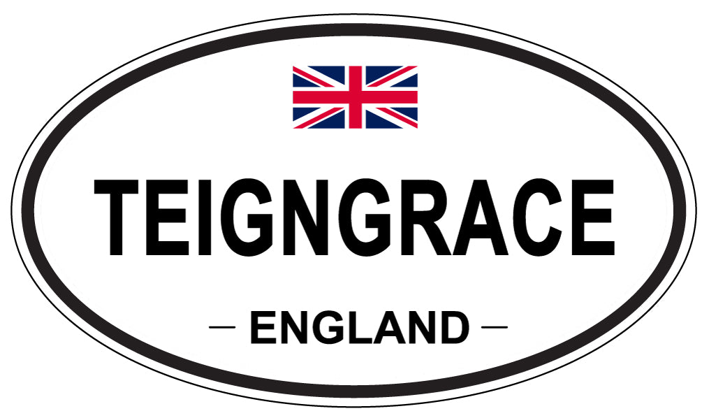 TEIGNGRACE, England - Oval Magnet