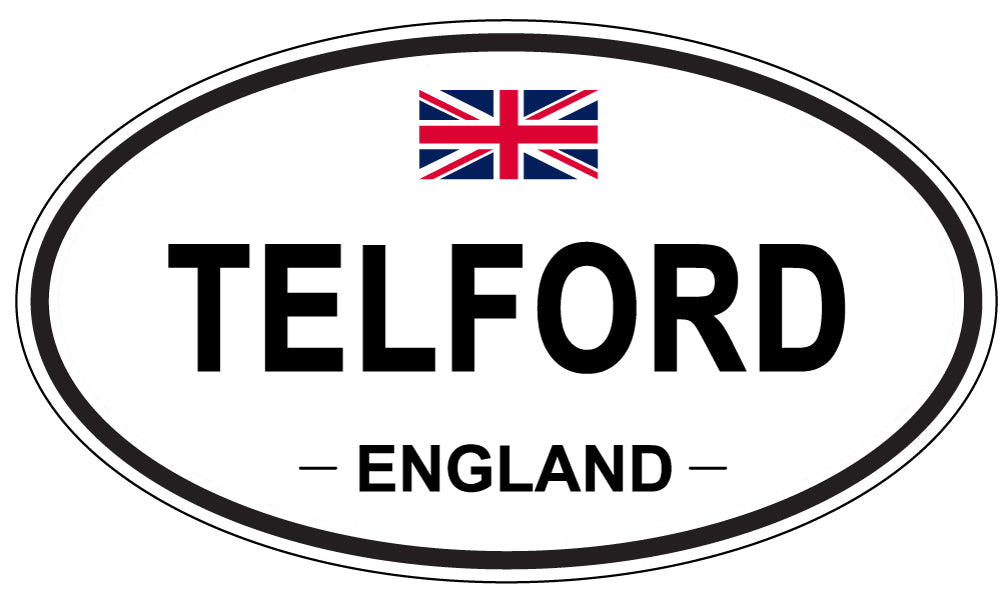 TELFORD, ENGLAND - Oval Sticker