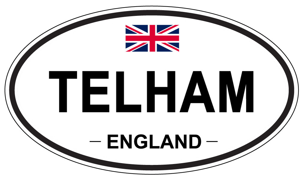 TELHAM, England - Oval Magnet