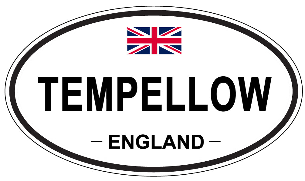 TEMPELLOW, England - Oval Magnet