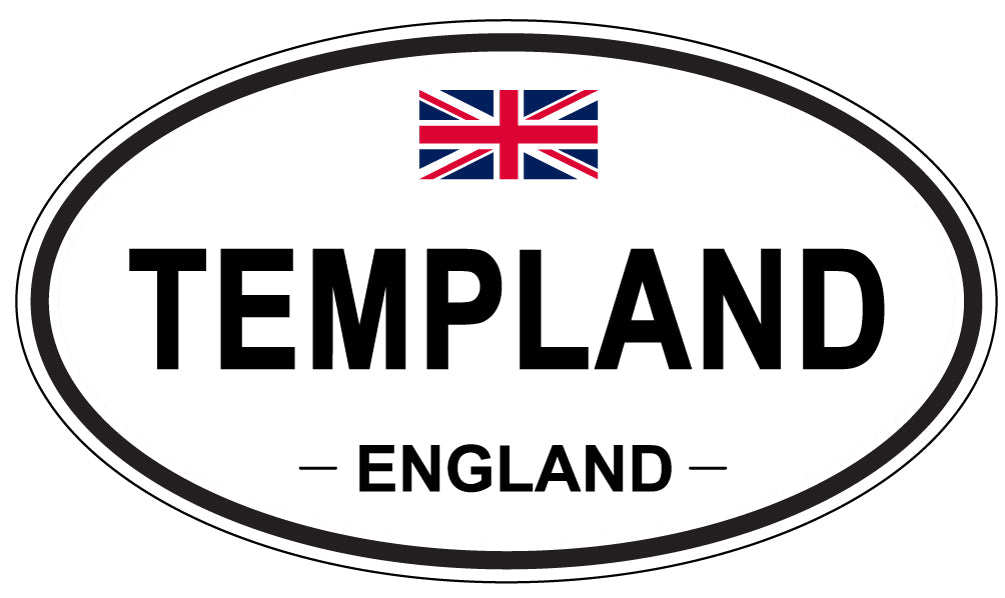 TEMPLAND, England - Oval Magnet