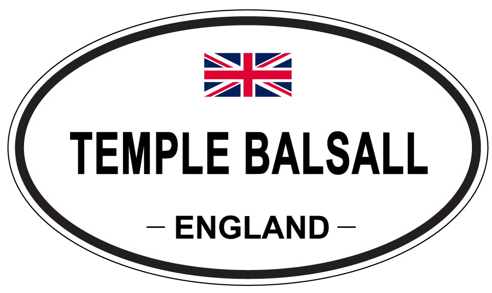 TEMPLE BALSALL, England - Oval Magnet