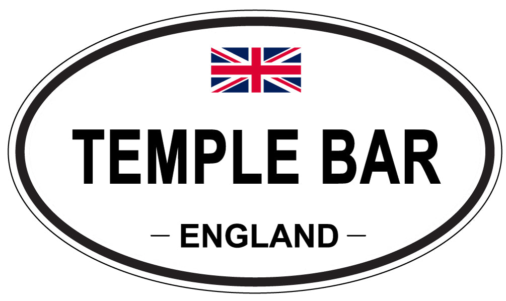 TEMPLE BAR, England - Oval Magnet